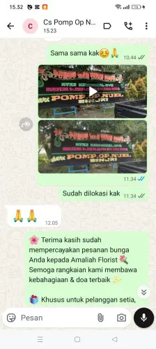 Testimonial Papan Bunga daroyon