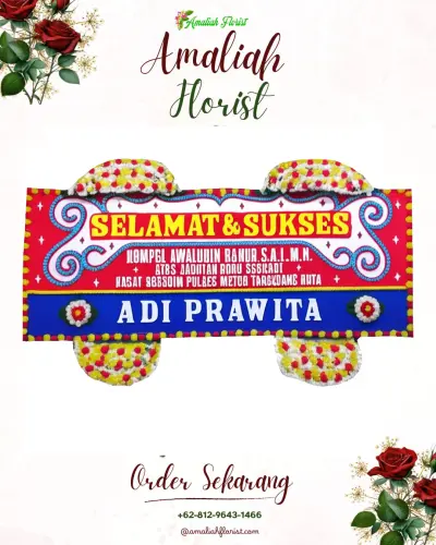Karangan Bunga Ucapan Selamat daroyon
